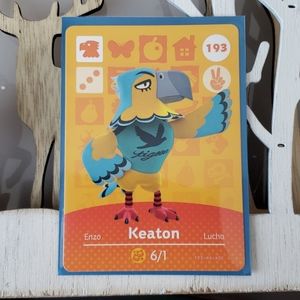 Genuine Animal Crossing amiibo card 193 Keaton